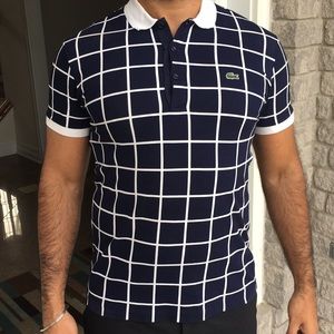Blue Lacoste Polo
